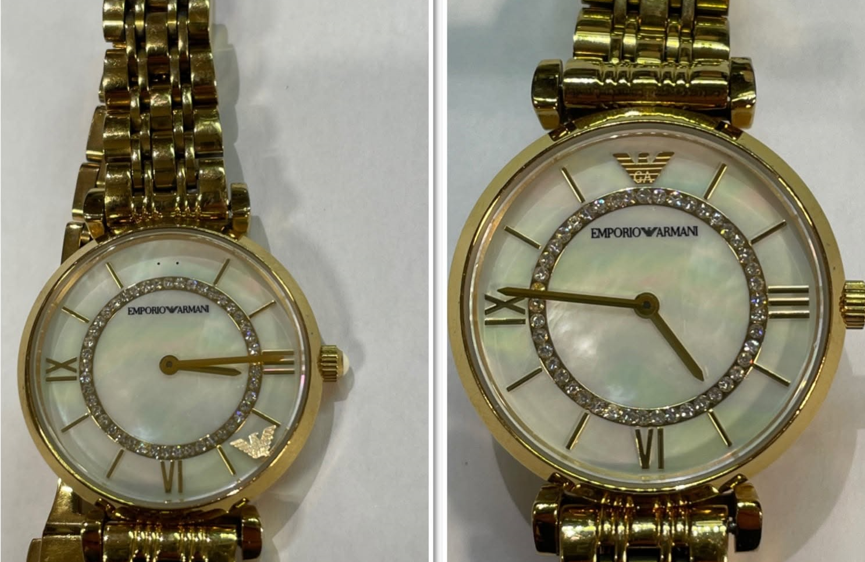 Emporio Armani kella hooldus